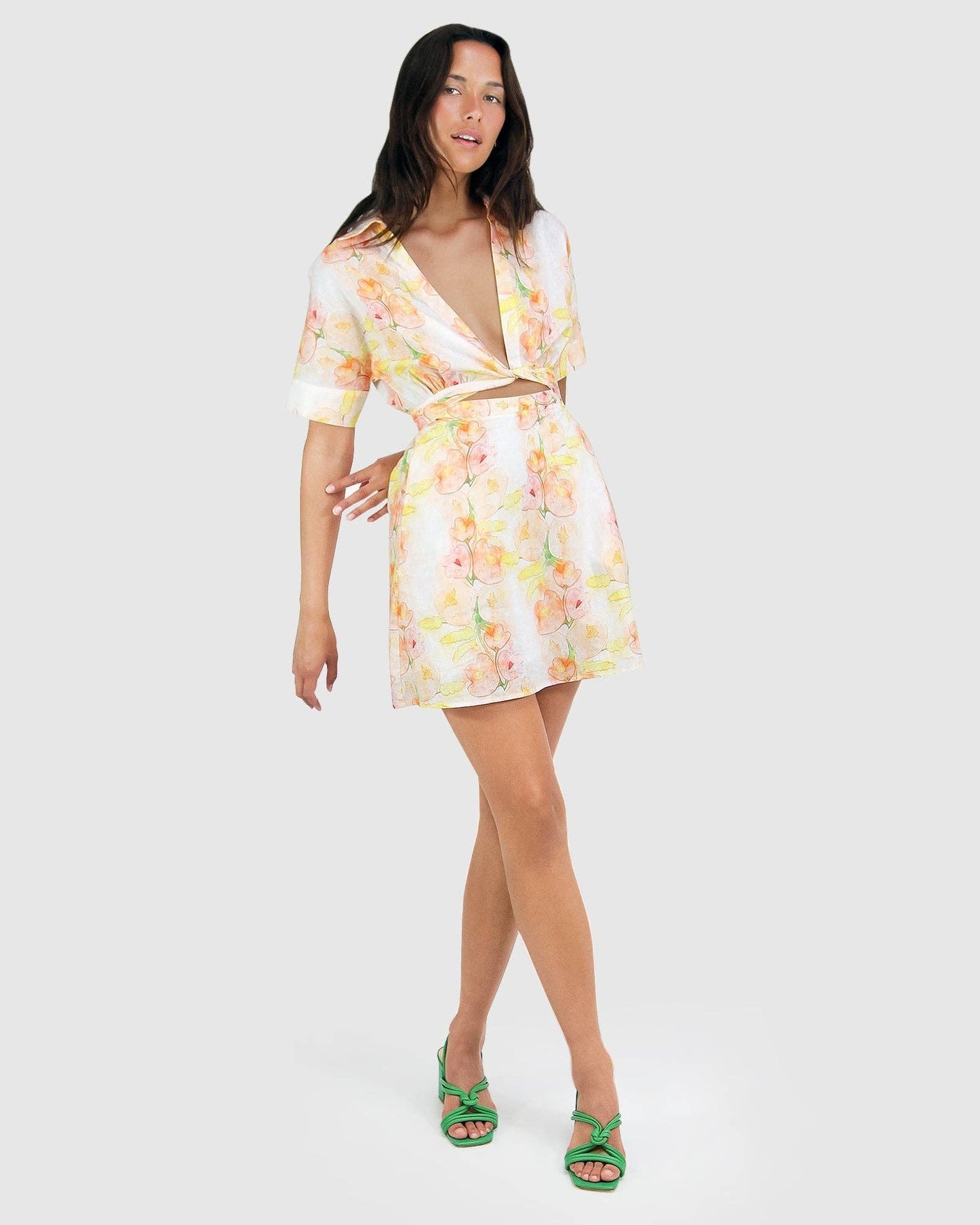Open Arms Cut Out Dress