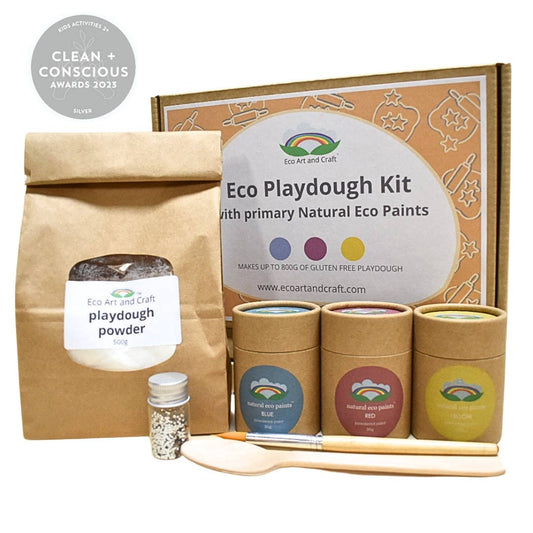 Eco Playdough Powder and Paint Kit - gluten free sensory play: Eco Art and Craft