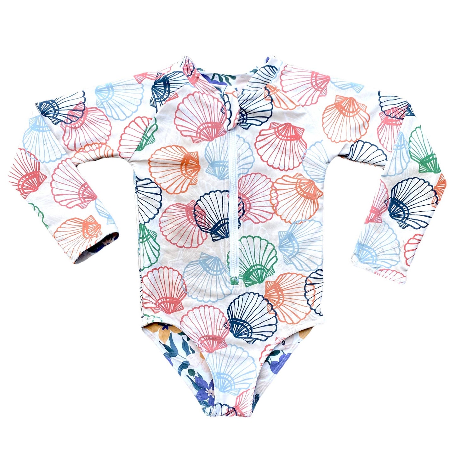 Caspian Scallop Reversible One-Piece