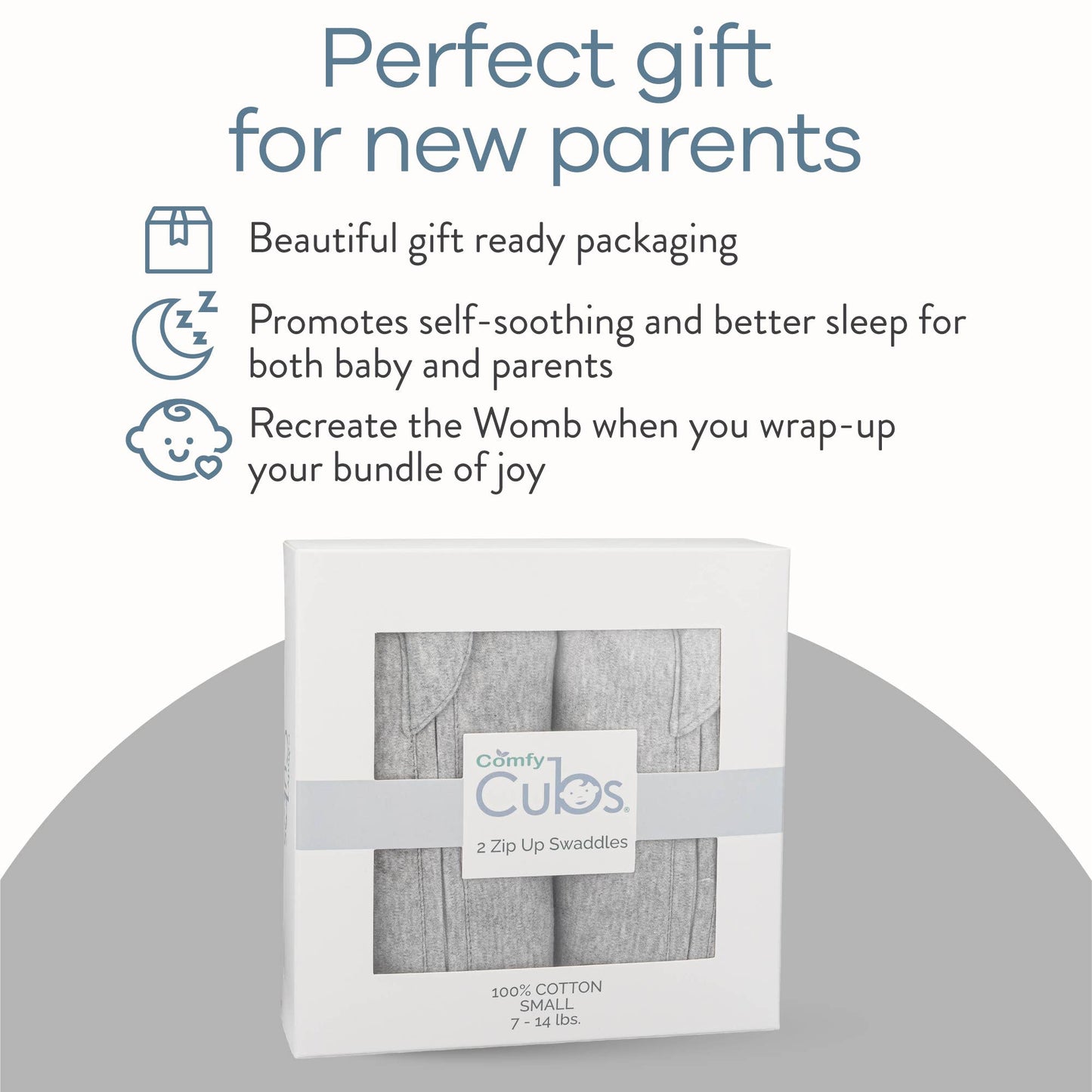 Easy Zipper Swaddle Blankets by Comfy Cubs