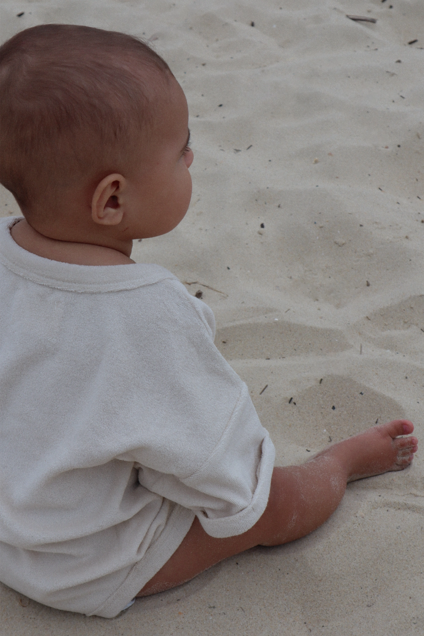 Mini Terry Romper (Sand)