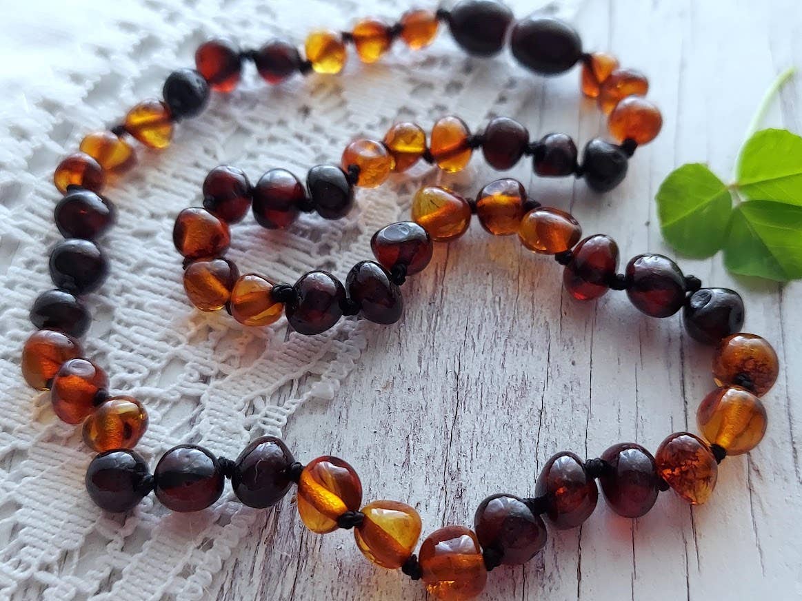 Deluxe Honey Cherry Baltic Amber Necklace w/ Tag Cert ♥️ GIA