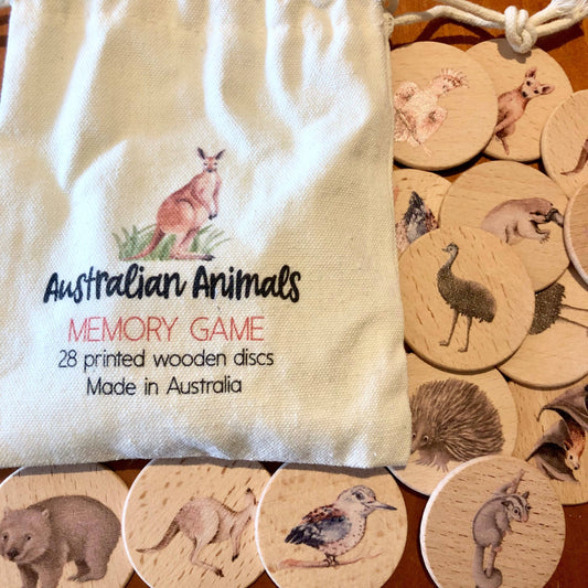 Australian Animals Memory Game