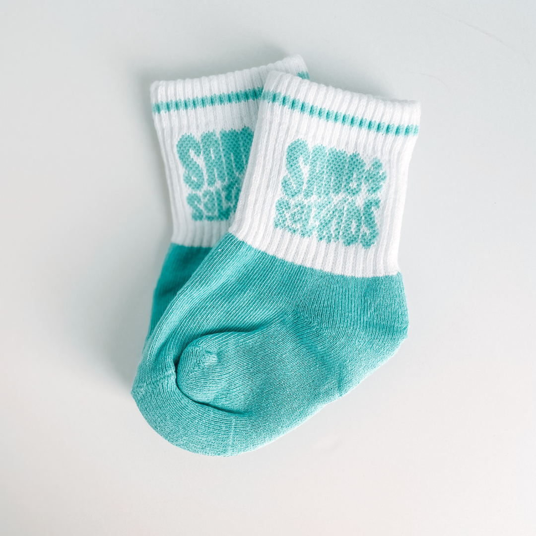 Little Wave Riders Crew Socks