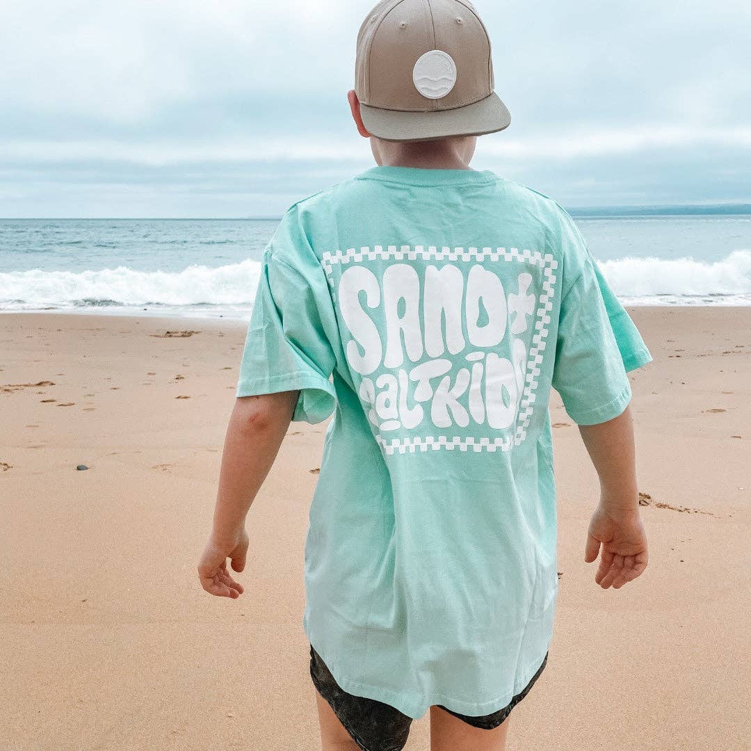 VIBE CHECK MINT TEE- KIDS