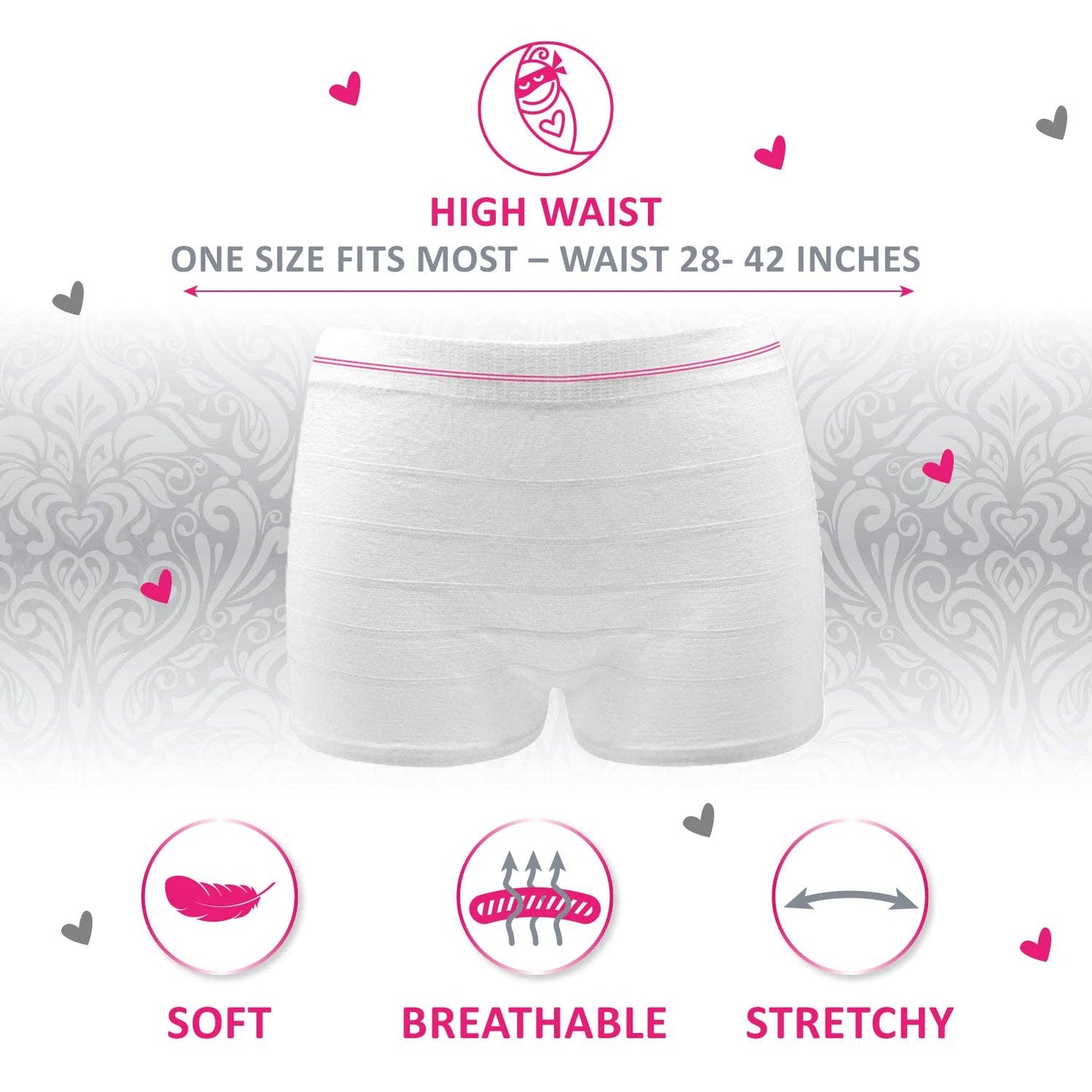 Disposable Postpartum Underwear 5 Pack (Without Pad)